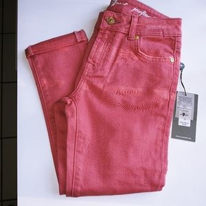 NWT 7 for all mankind Josephina Pink Jeans